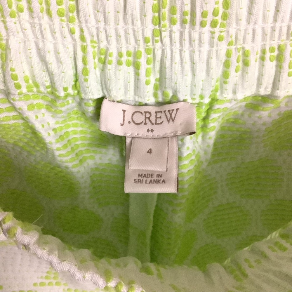 J. CREW Boardwalk Elastic Pull-On Shorts SZ-4 - Picture 3 of 8